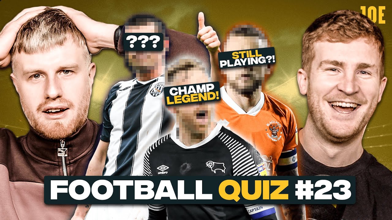The BIG Championship QUIZ! | FootballJOE vs Will Brazier