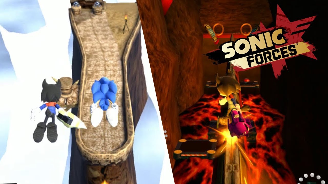 Glyphic Canyon & Lava Shelter - Sonic Forces MOD