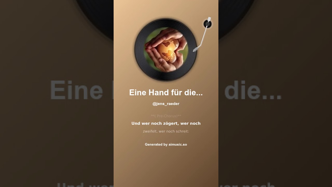 Eine Hand für die Welt 1