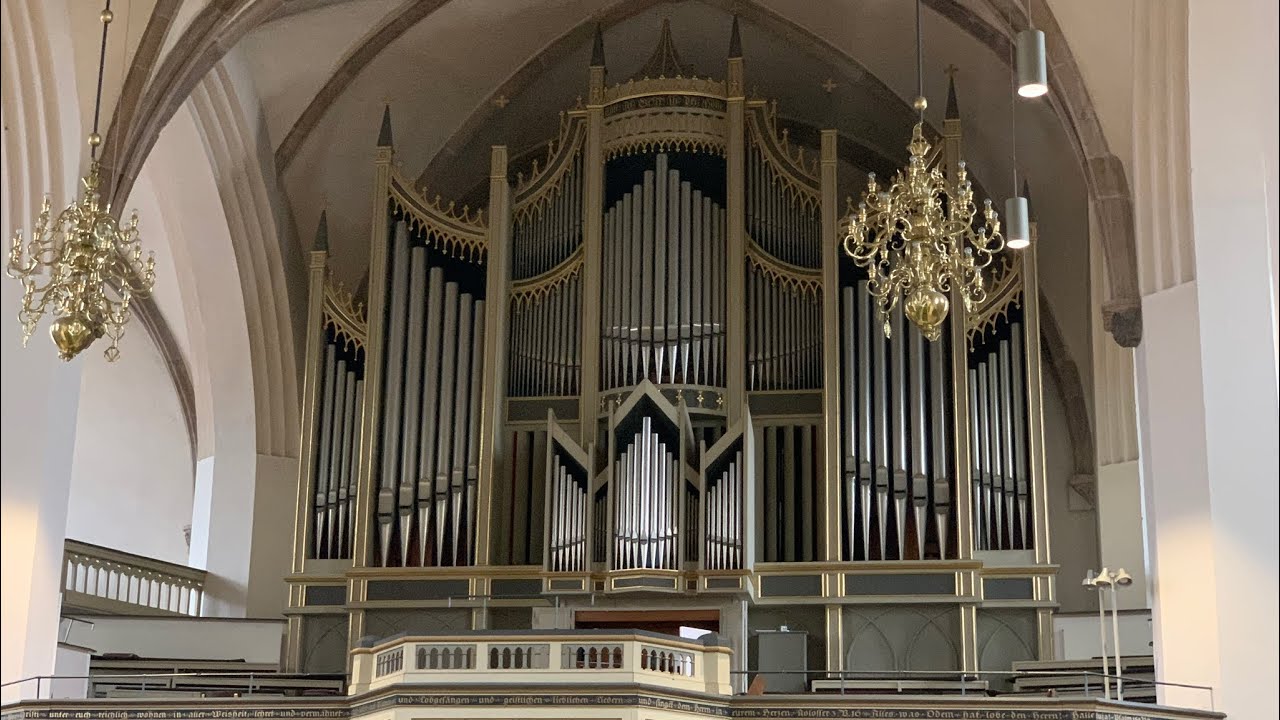 Improvisatie op het Lutherlied: Een vaste Burcht is onze God! | Stadtkirche Wittenberg