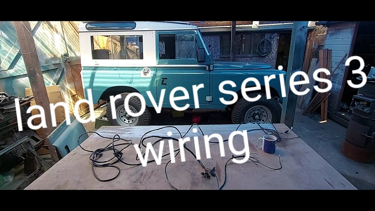autosparks land rover series 3 chassis wiring loom install part 1