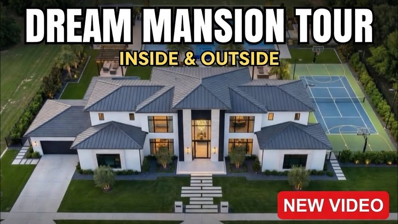 DREAM MANSION TOUR: $5M+ Modern Luxury Home| You Won't Believe ! Full Tour Inside & Outside| #Reveal