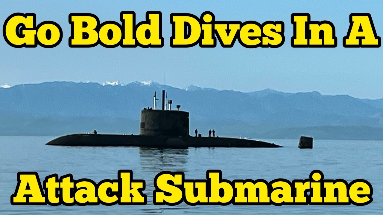 INSIDE Our Dive with HMCS Corner Brook - A Canadian Navy Attack Submarine | Go Bold