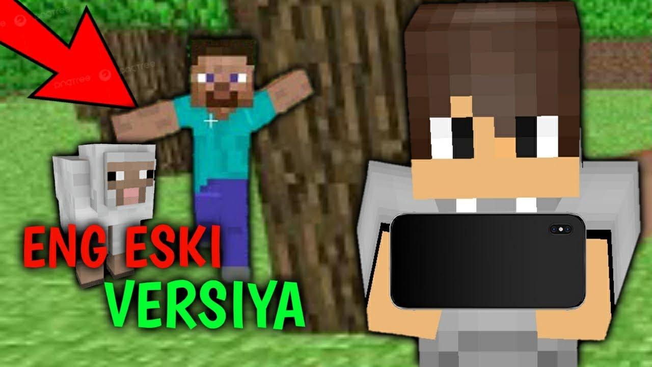 MINECRAFTNING ENG ESKI VERSIYASI🥵 O'YNAB KO'RAMIZ!