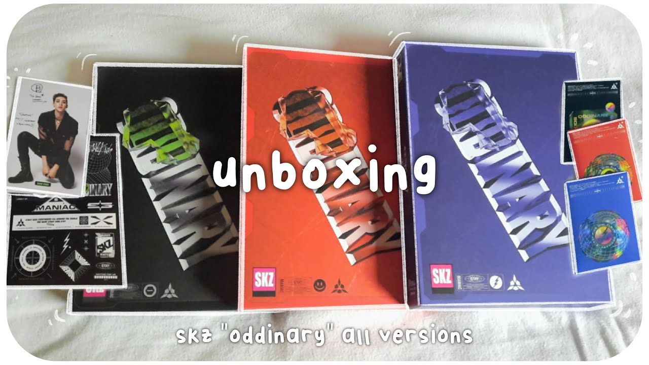 unboxing stray kids 
