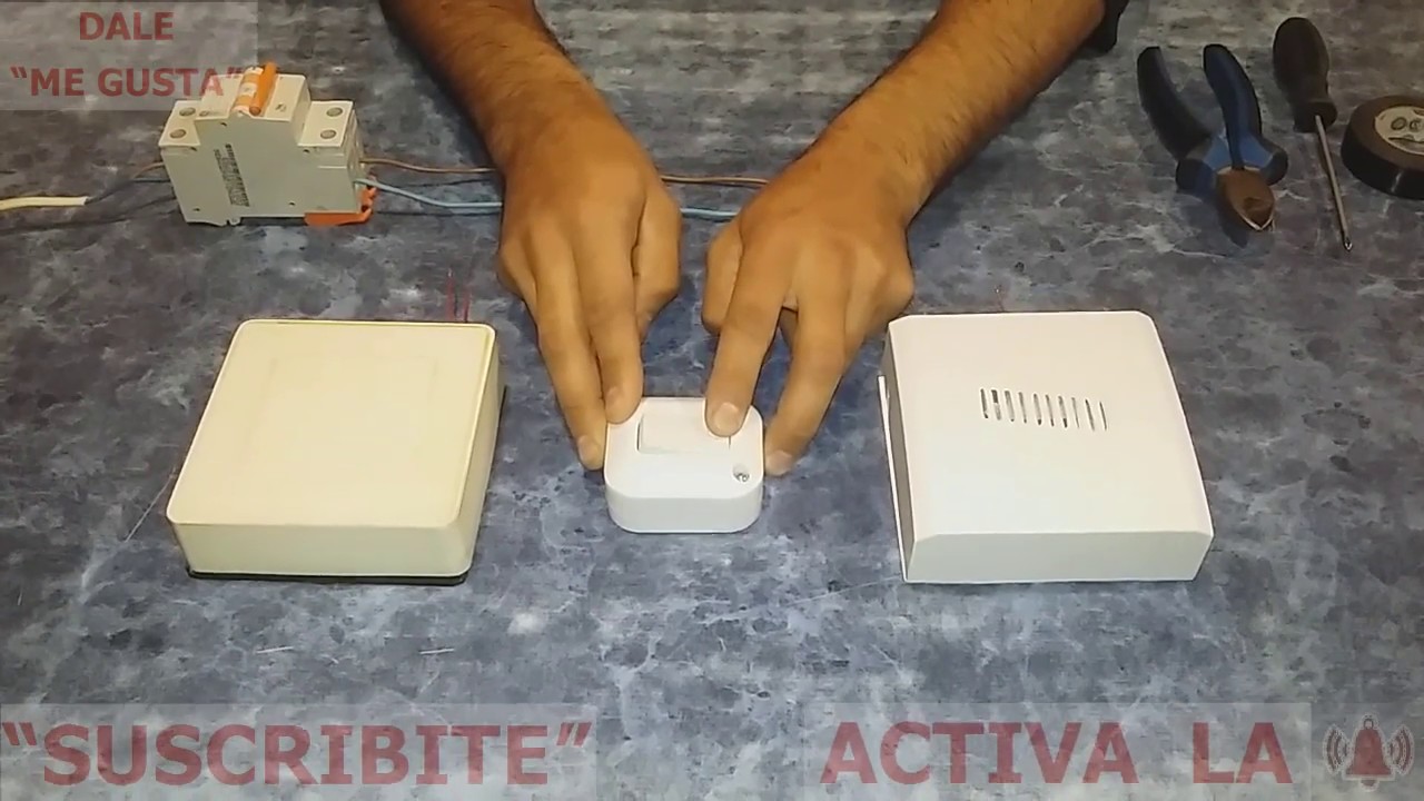 COMO INSTALAR DOS TIMBRES CON UN PULSADOR