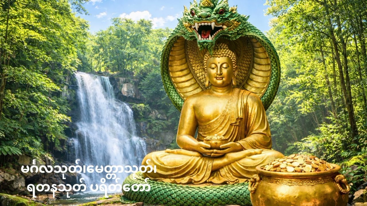 မင်္ဂလသုတ်၊မေတ္တာသုတ်၊ရတနသုတ် ပရိတ်တော်