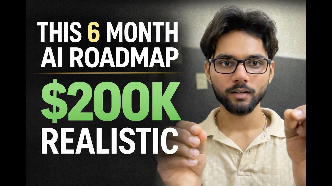 I Followed This 6 Month AI Roadmap to $200K (No Degree Needed)