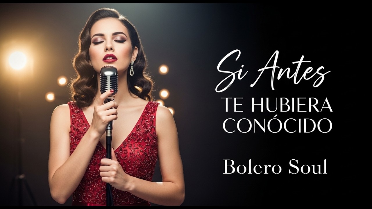 Si Antes Te Hubiera Conocido – Hermoso Bolero Soul de Lucía Bolero (Official Video)