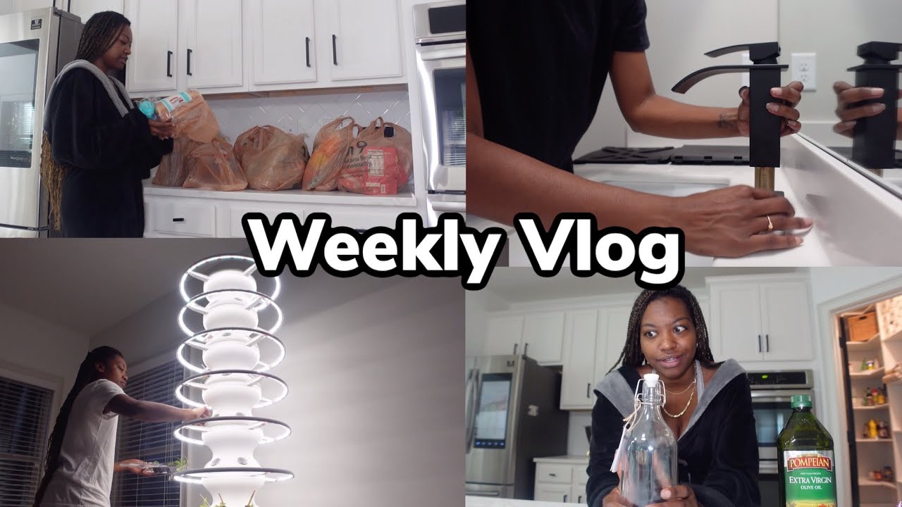 Getting Settled In... Kitchen Organization, Lettuce Grow setup, Installing Faucets & More |Vlog
