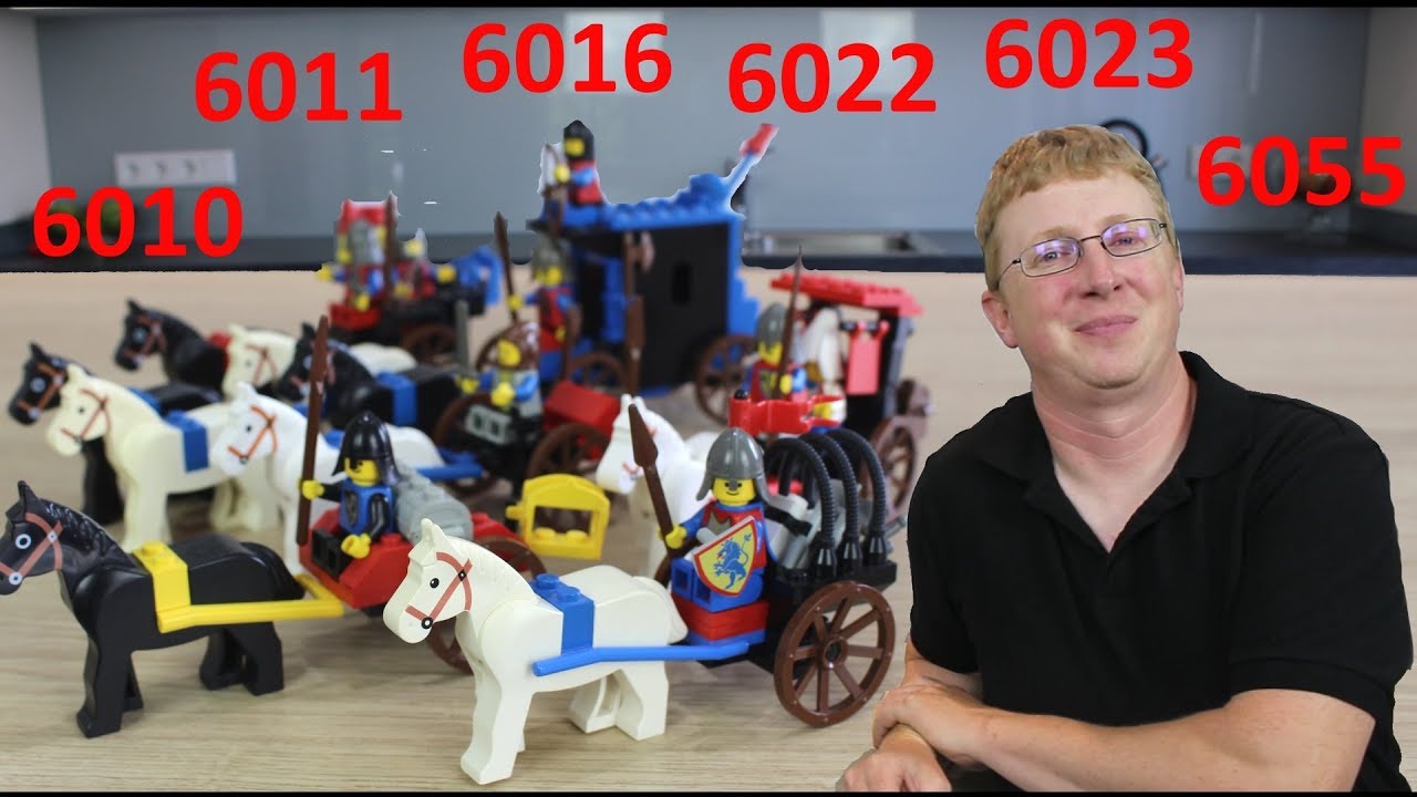 Lego Ritter Kutschen 6010 6011 6016 6022 6023 6055