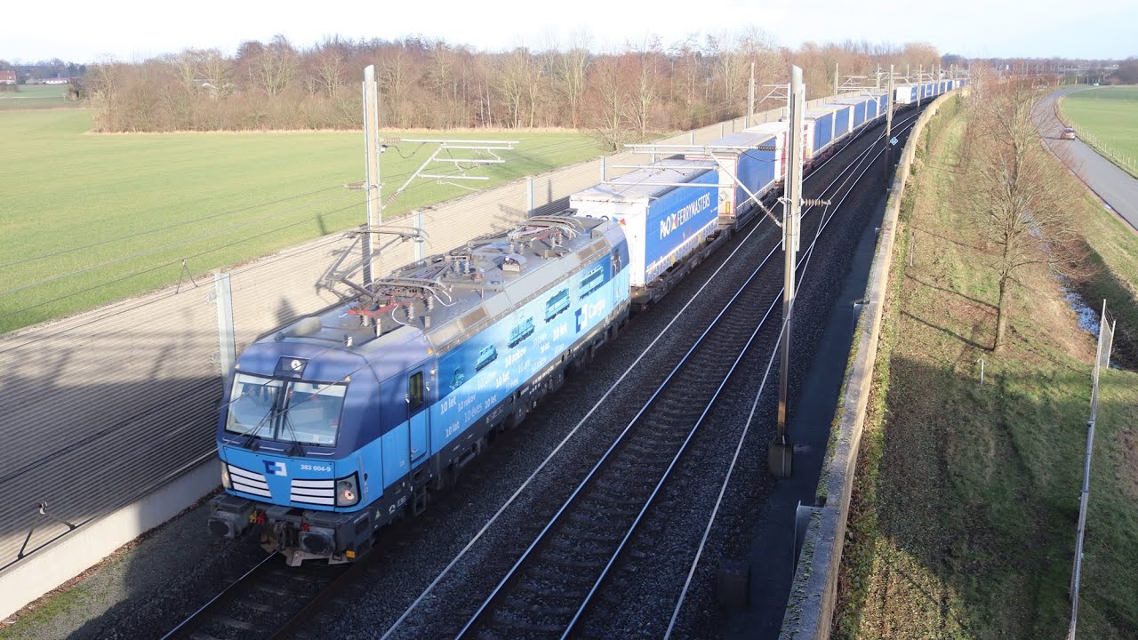 Dutch Trainspotting #02 - BetuweRoute - Groessen (gem. Duiven) - 2 feb 2024 - Dutch Railways