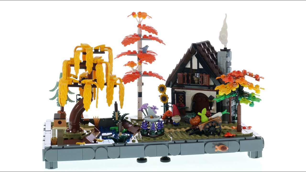 Herbstlicher Landhausgarten - LEGO Icons 11372 Speed Build
