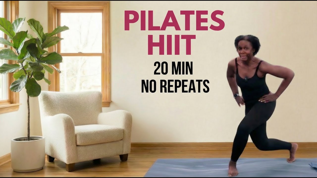 20 Minute Full Body Pilates HIIT That Beginners Can Actually Finish | No Repeats