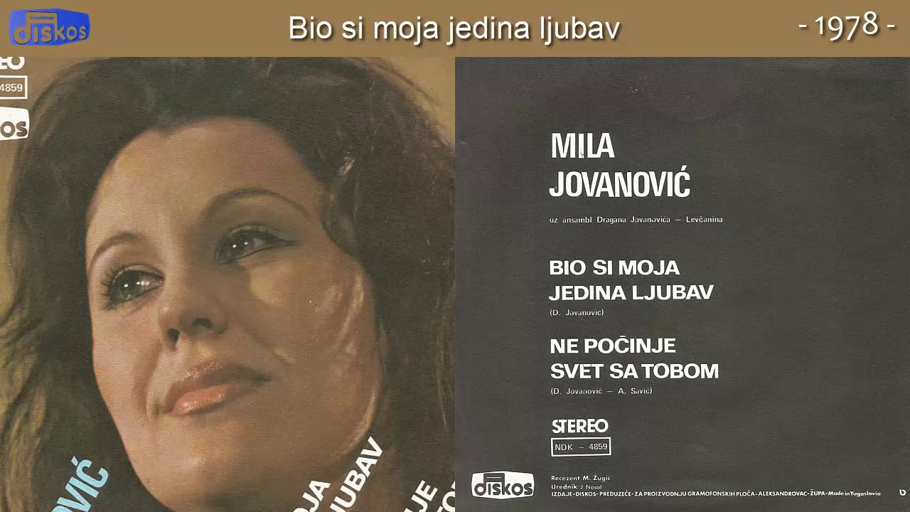 Mila Jovanovic - Bio si moja jedina ljubav - (Audio 1978)