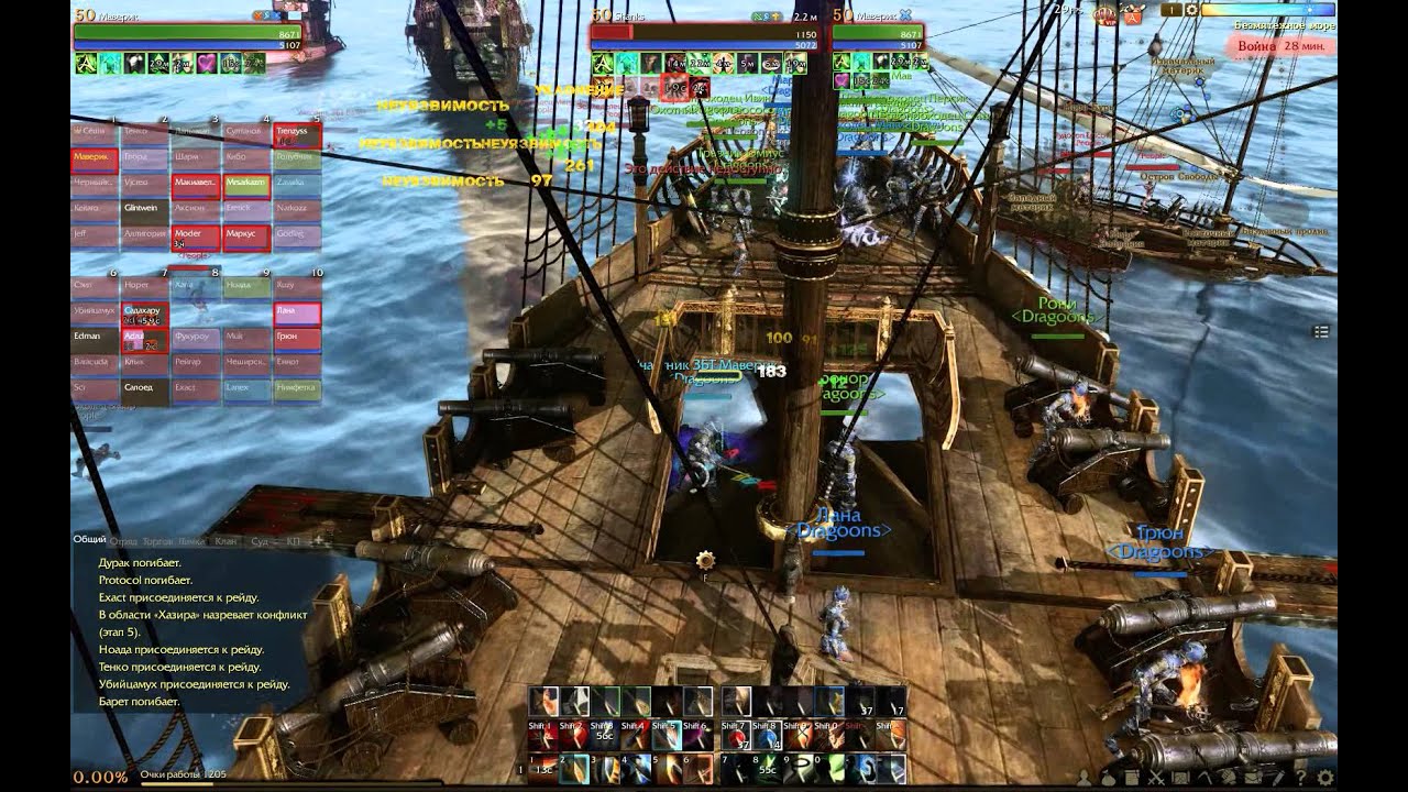 ArcheAge Dragoons vs People