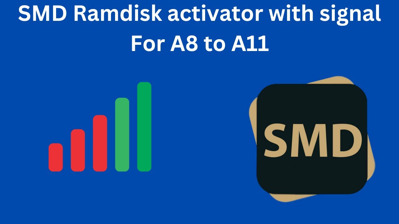 SMD Ramdisk activator with signal for iCloud bypass on checkm8 devices