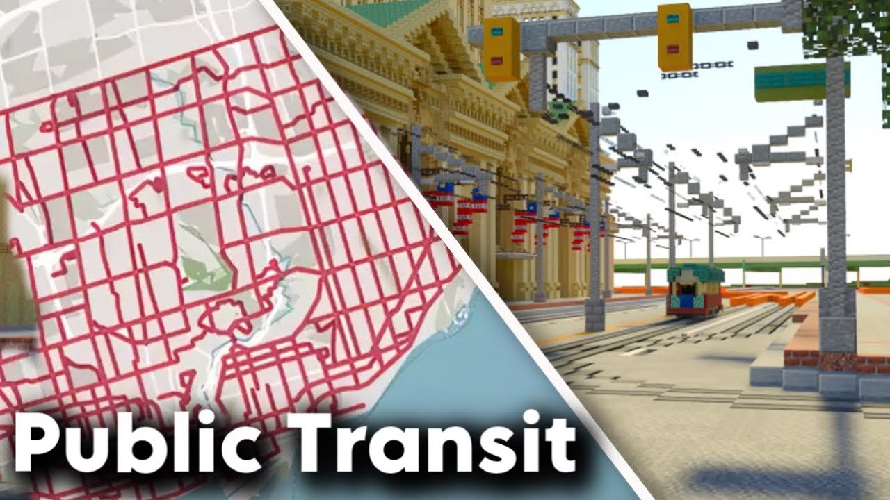 How To Incorporate Public Transit Into Your Minecraft City