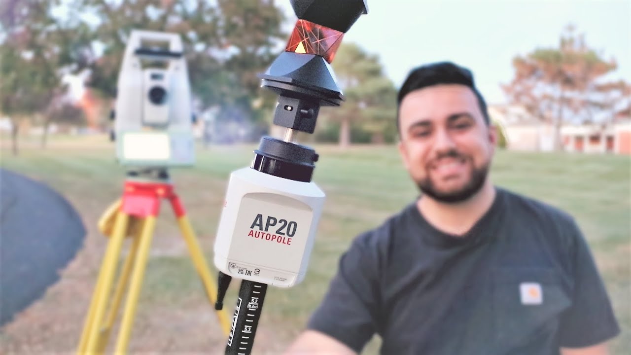 Насколько точен Leica AP20 AutoPole при использовании с тахеометром?