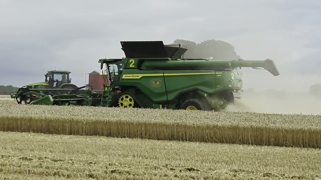 2x JOHN DEERE X9 1100 ( Del2 ) På Svenstorps Gods