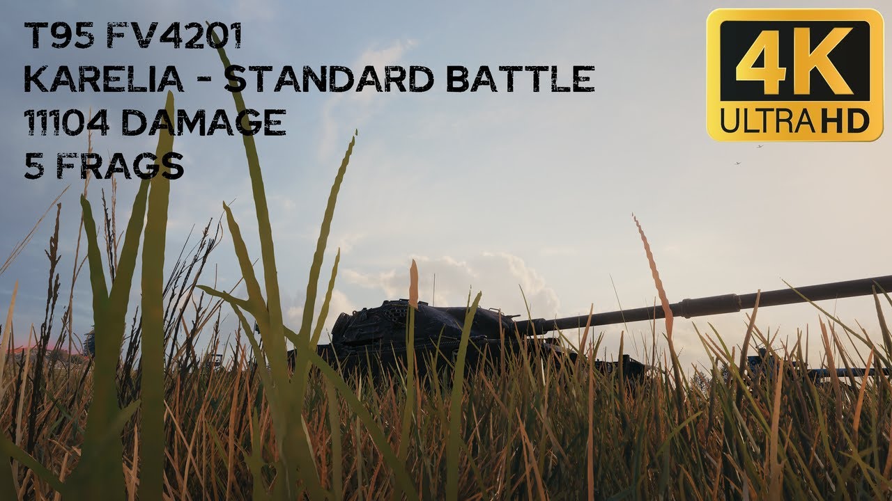 T95/FV4201 11,1k damage 5 frags on Karelia - World of Tanks