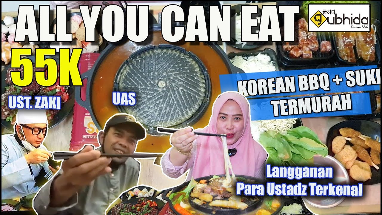 ALL YOU CAN EAT GUBHIDA 2020 !! Korean BBQ pinggiran yang termurah kini punya konsep baru rebusan