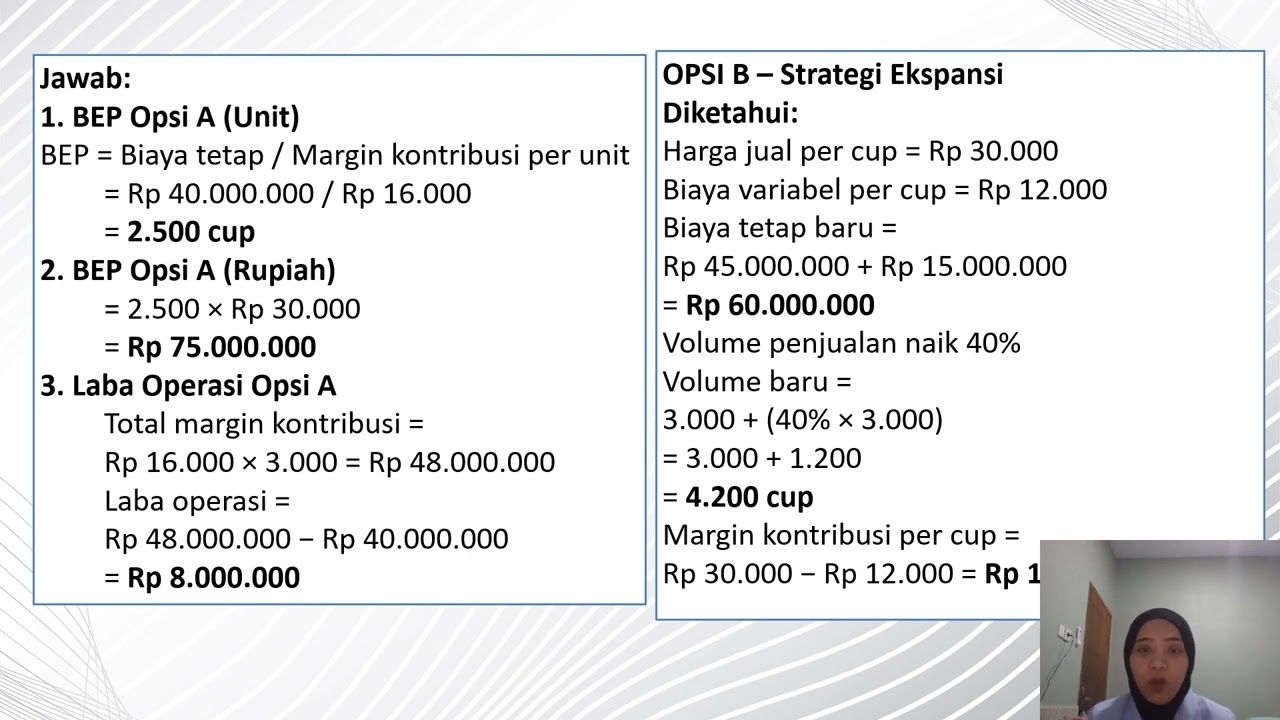 Lembar Jawaban Akuntansi Biaya MJ501 Fitri