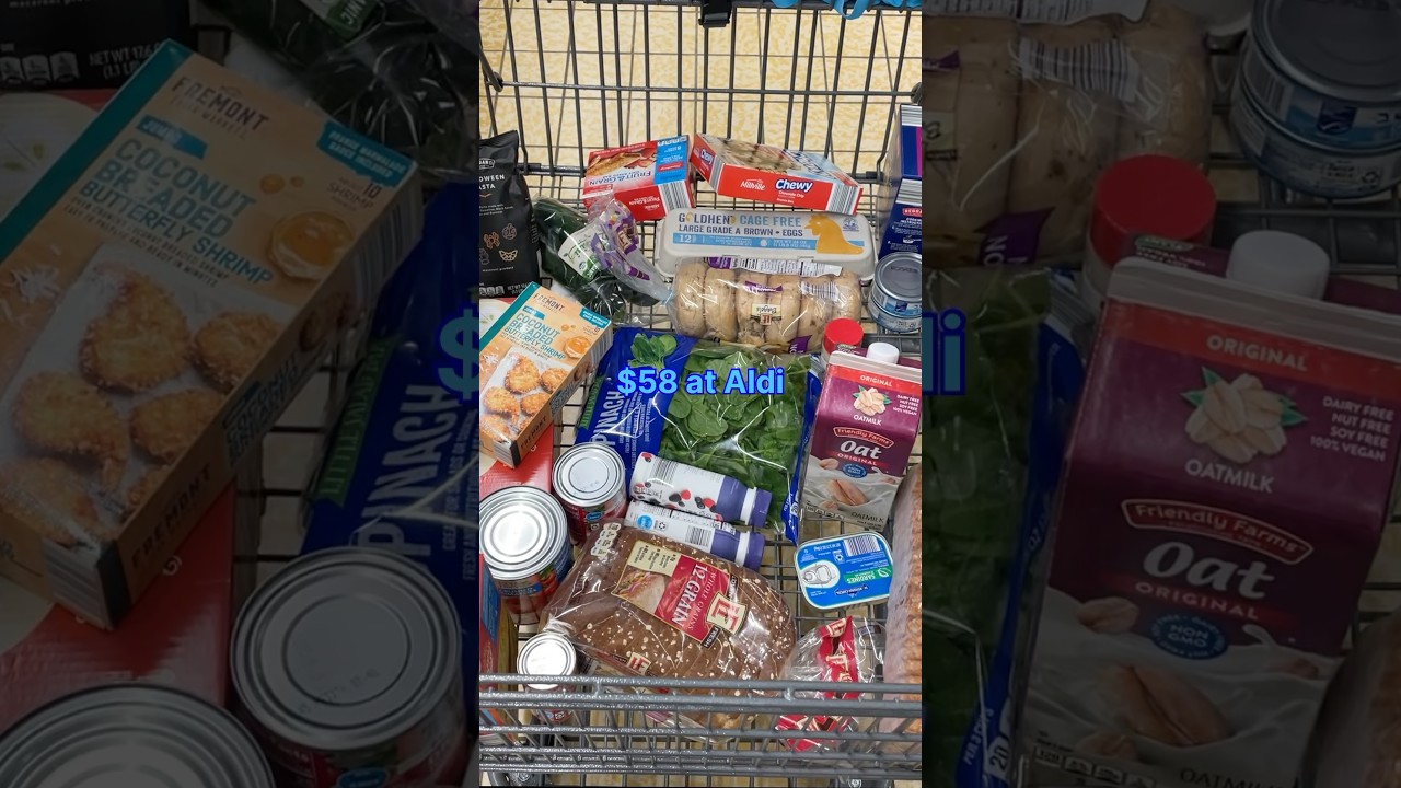 $58 at Aldi 🥬 #aldihaul