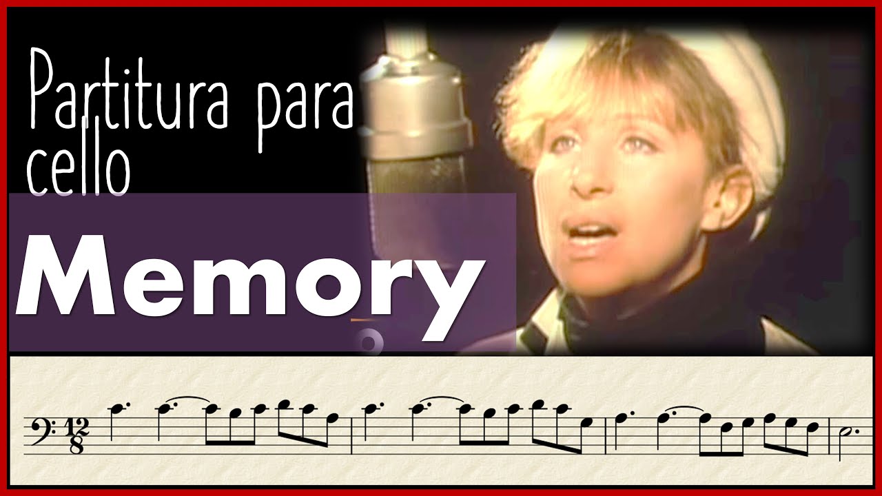 Memory (Cats) | partitura para CELLO