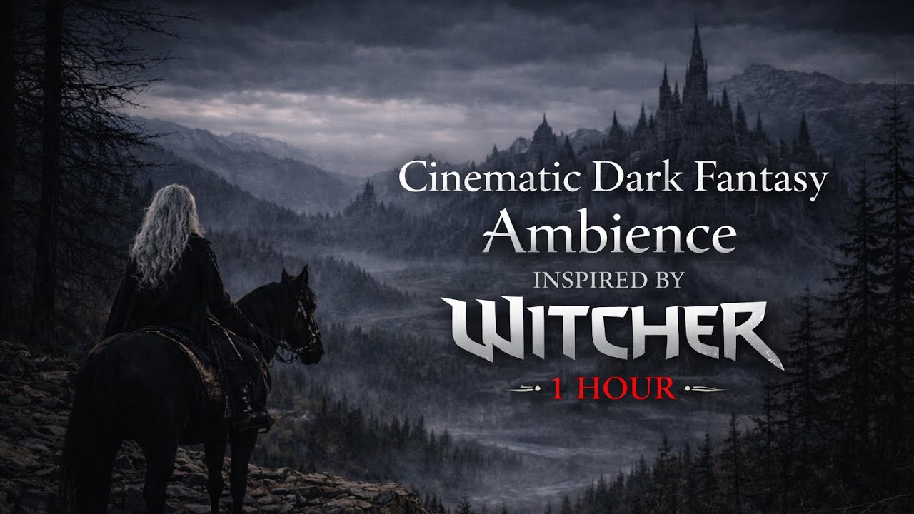 Cinematic Dark Fantasy Ambience | Inspired by Witcher | 1 Hour