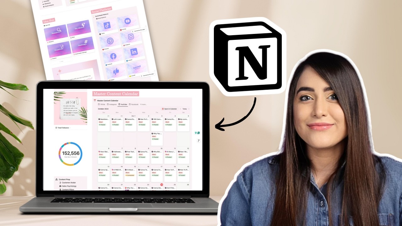 How I Use Notion As A Content Creator | The Ultimate Notion Tour + Free Template