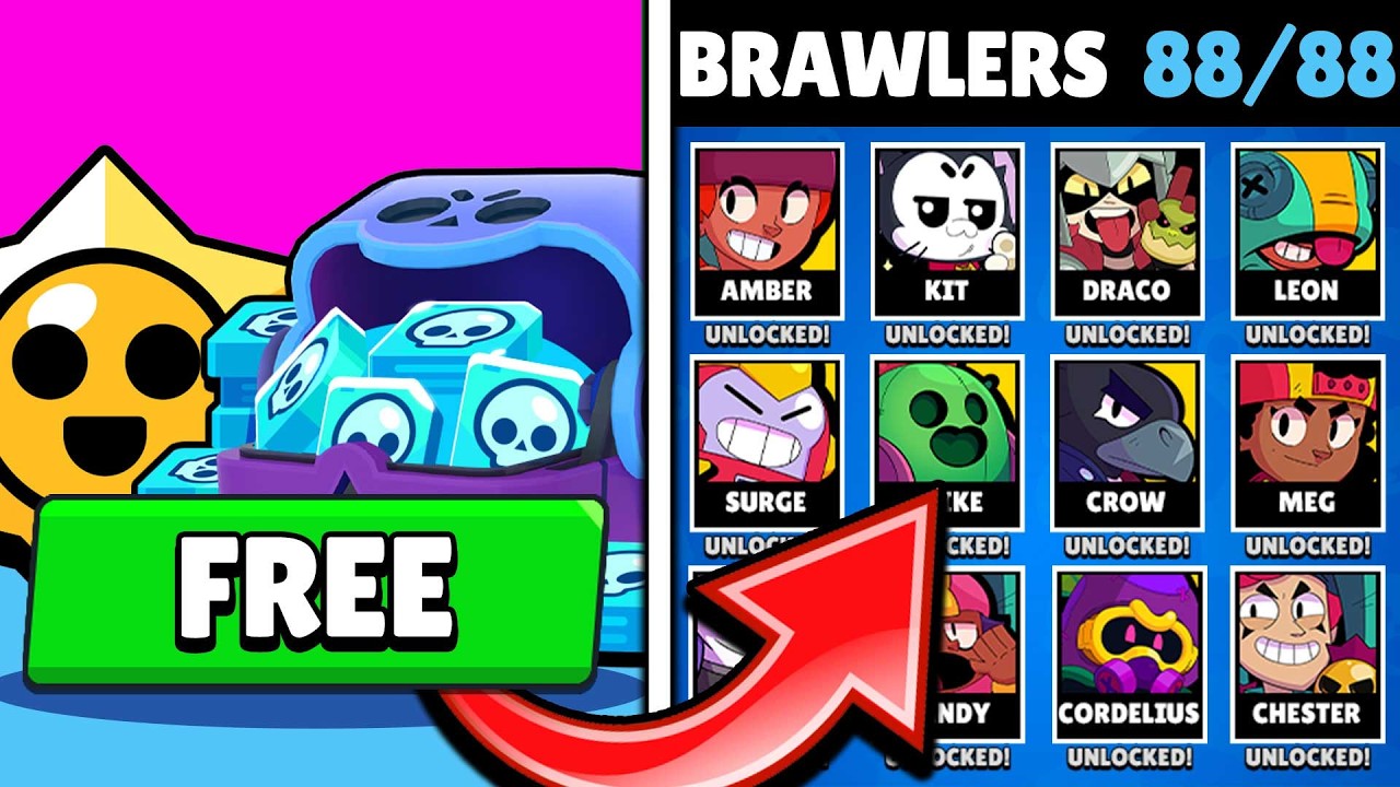 Unlocking Every Brawler for FREE! (F2P #24)