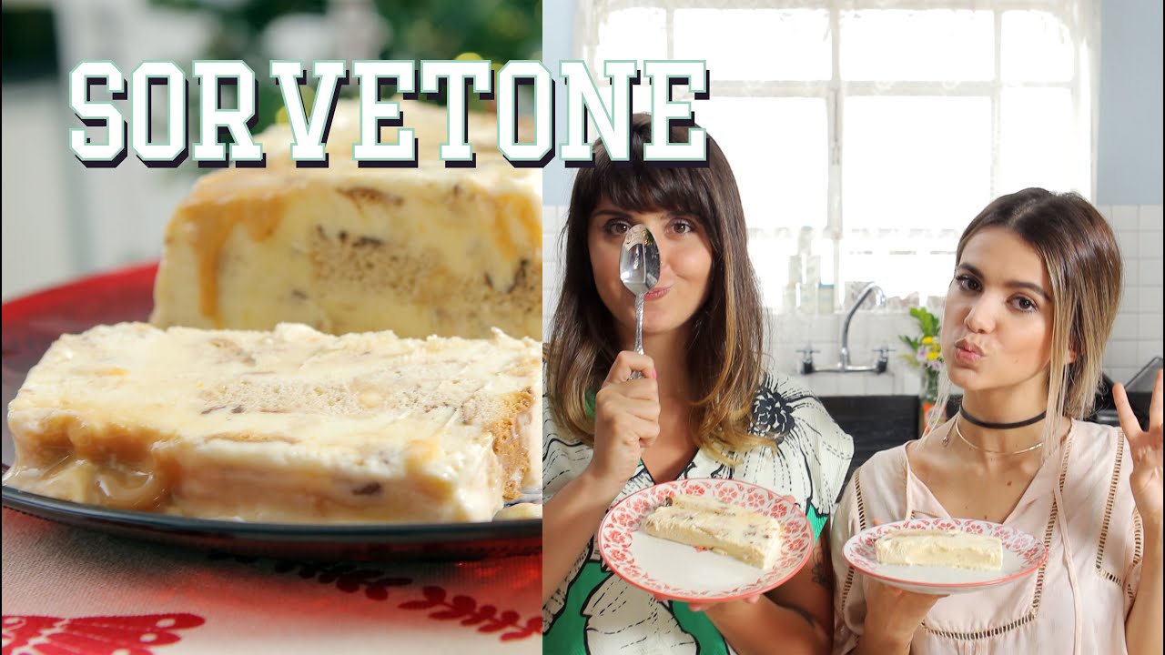 SORVETE de CHOCOTONE com DOCE DE LEITE ft. MANU GAVASSI | Receita #118 TORRADA TORRADA