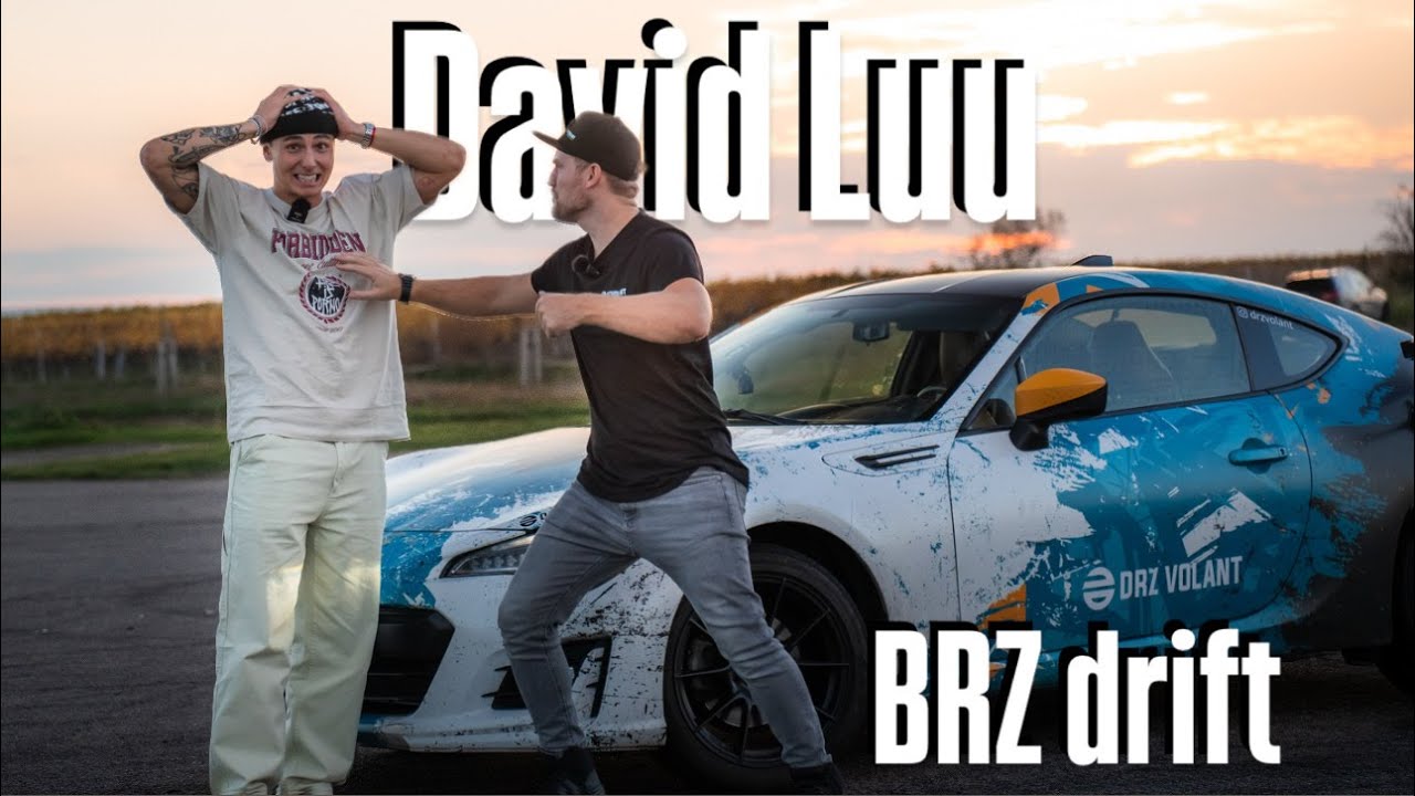 Učím @DavidLuuTV DRIFTOVAT! 😱| Subaru BRZ a nečekaný výlet do pole? | Základy driftování