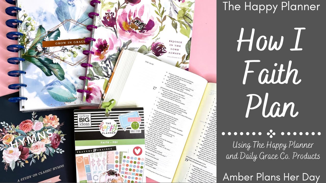 How I Faith Plan | The Happy Planner | The Daily Grace Co