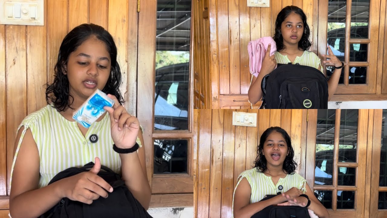 What's in my trip bag🥰|||wonderla|||veda||sreekutty||whatsinmybag