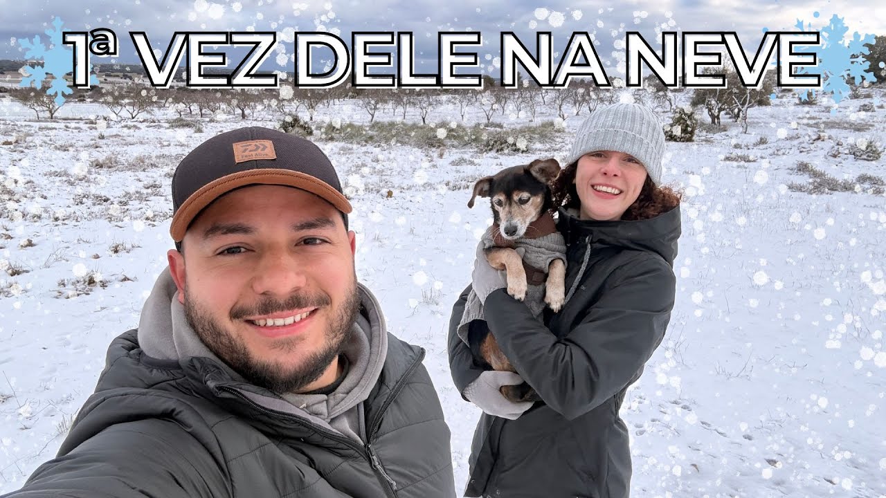 NÃO ERA O PLANO...MAS ENCONTRAMOS A NEVE NA ESPANHA
