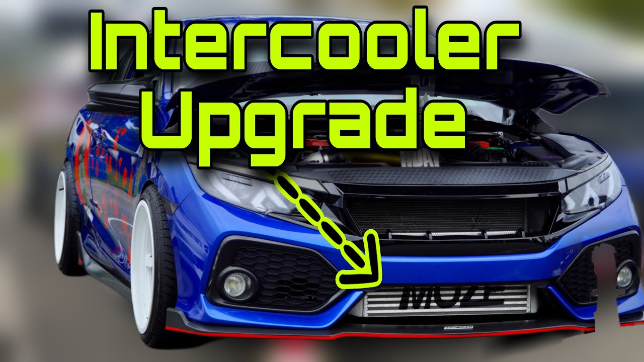 10th Gen Civic Si intercooler install (HDAY PREP DAY 1) #drifting #youtube #videos #jdm #fyp