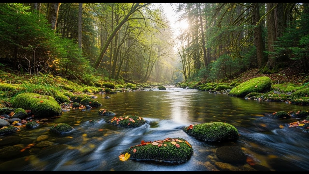 Flowing River Water 🌊 Gentle Stream Sound for Sleep, Focus, and Relaxation #818