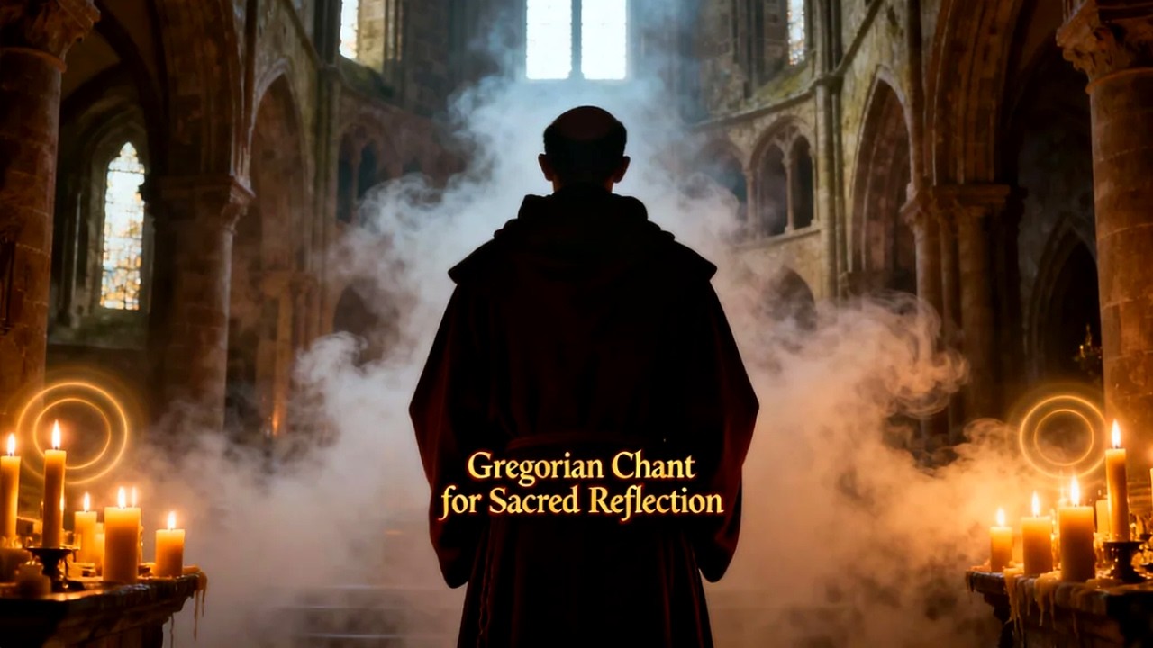 Gregorian Chant for Healing Sleep and Spiritual Peace | Benedictine Ambience and Holy Grace