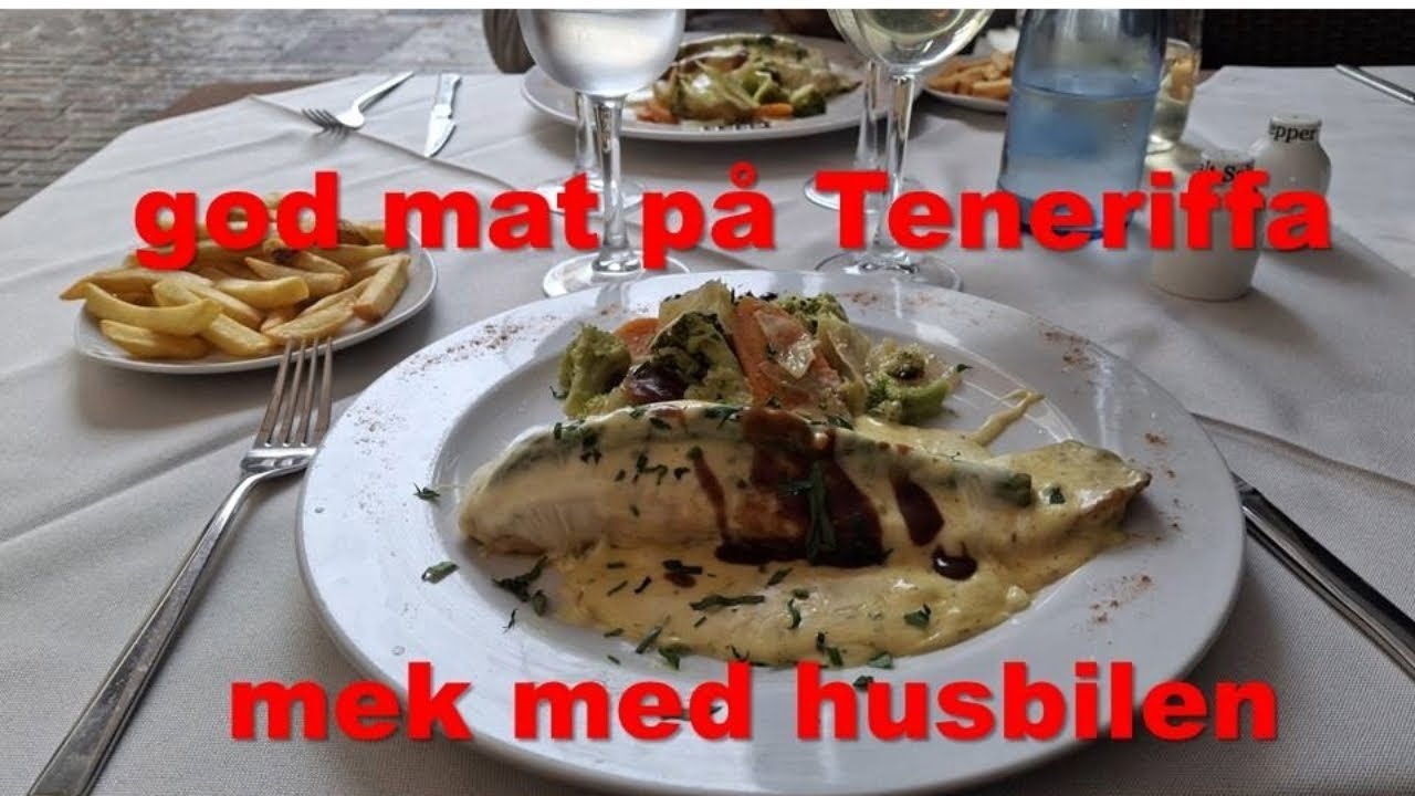 God mat på Teneriffa. Mek med husbilen, vandring på montana Roja, Väntar på husbilen S1E30