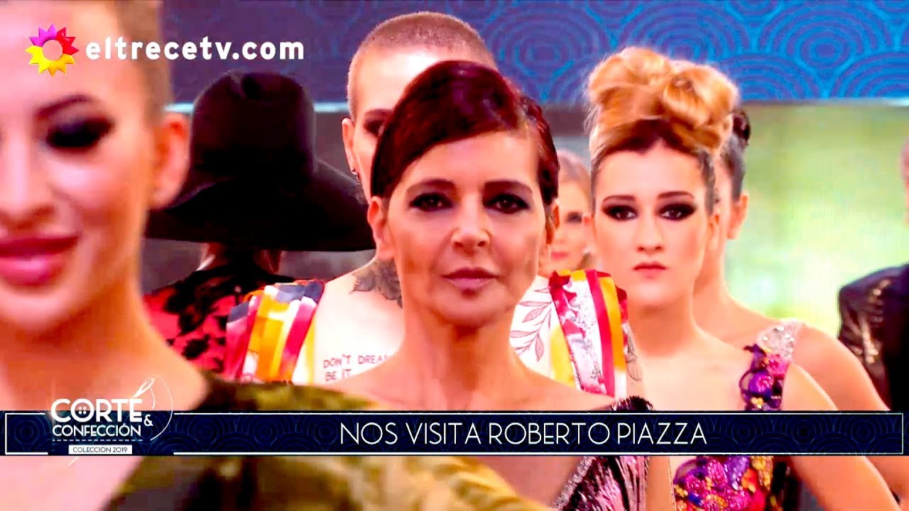 Roberto Piazza trajo sus vestidos e hizo desfilar a las modelos de Corte y confección