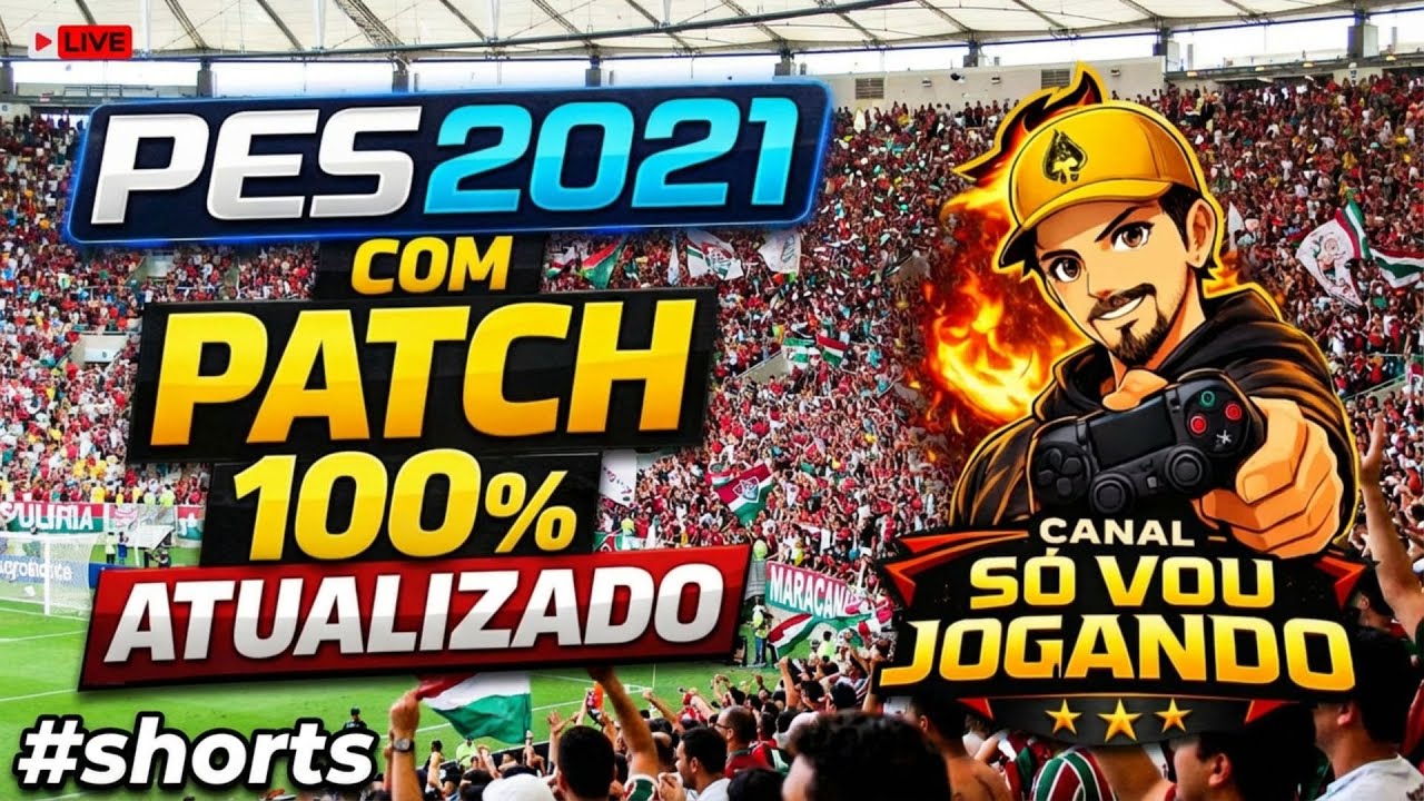 PES 2021 PATCH 100% ATUALIZADO | TIMES E ELENCOS 2026!!! #shorts