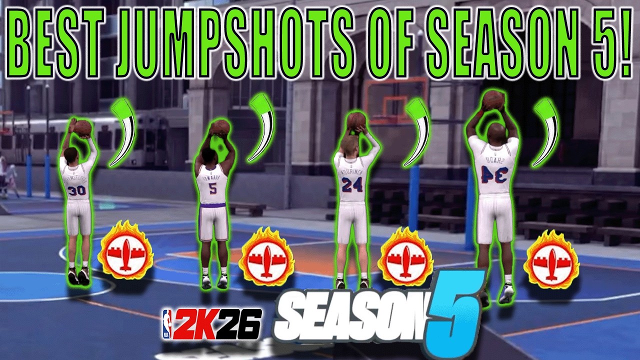 Лучшие броски в прыжке в 5-м сезоне NBA2K26!