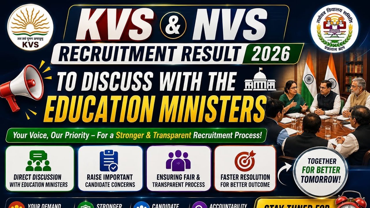 KVS NVS Result 2026 BIG UPDATE | Merit List, Cut Off, Tier-2 Exam Date