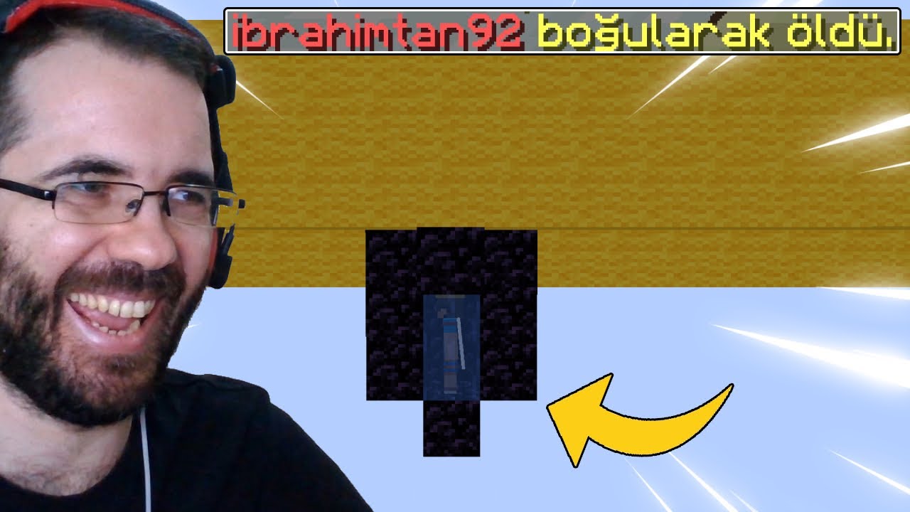 tarihi tuzak! RAKİBİ OBSİDİAN'e KAPATIP SU ile BOĞDUK! | Minecraft Bed Wars
