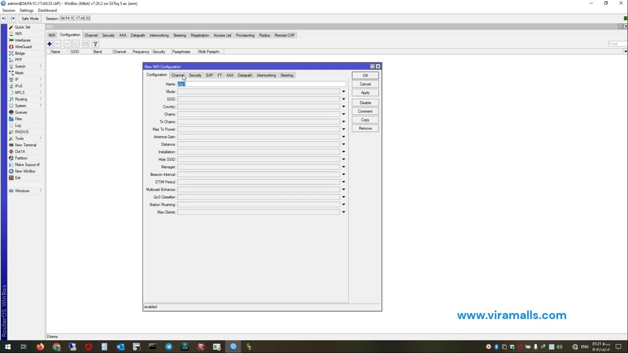 Config Mikrotik wireless SXTsq 5 ax to SXTsq 5 ax