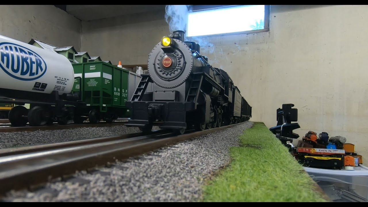 Take A Lap! - MTH 2-8-0 Steam Engine Ride Around The Layout - O Scale Layout Tour