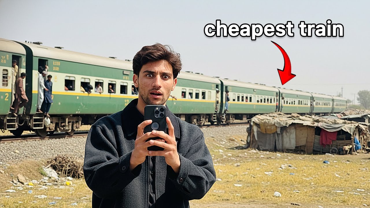 I Travel in Pakistan Cheapest Train (second class) Peshawar to Islamabad 