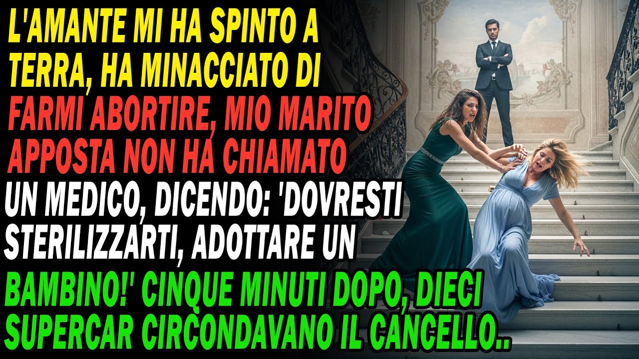 L'amante Di Mio Marito Mi Ha Spinta Giù Per Le Scale Incinta🤰mio Marito Ha Impedito La Chiamata
